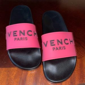 Hot pink pools slides